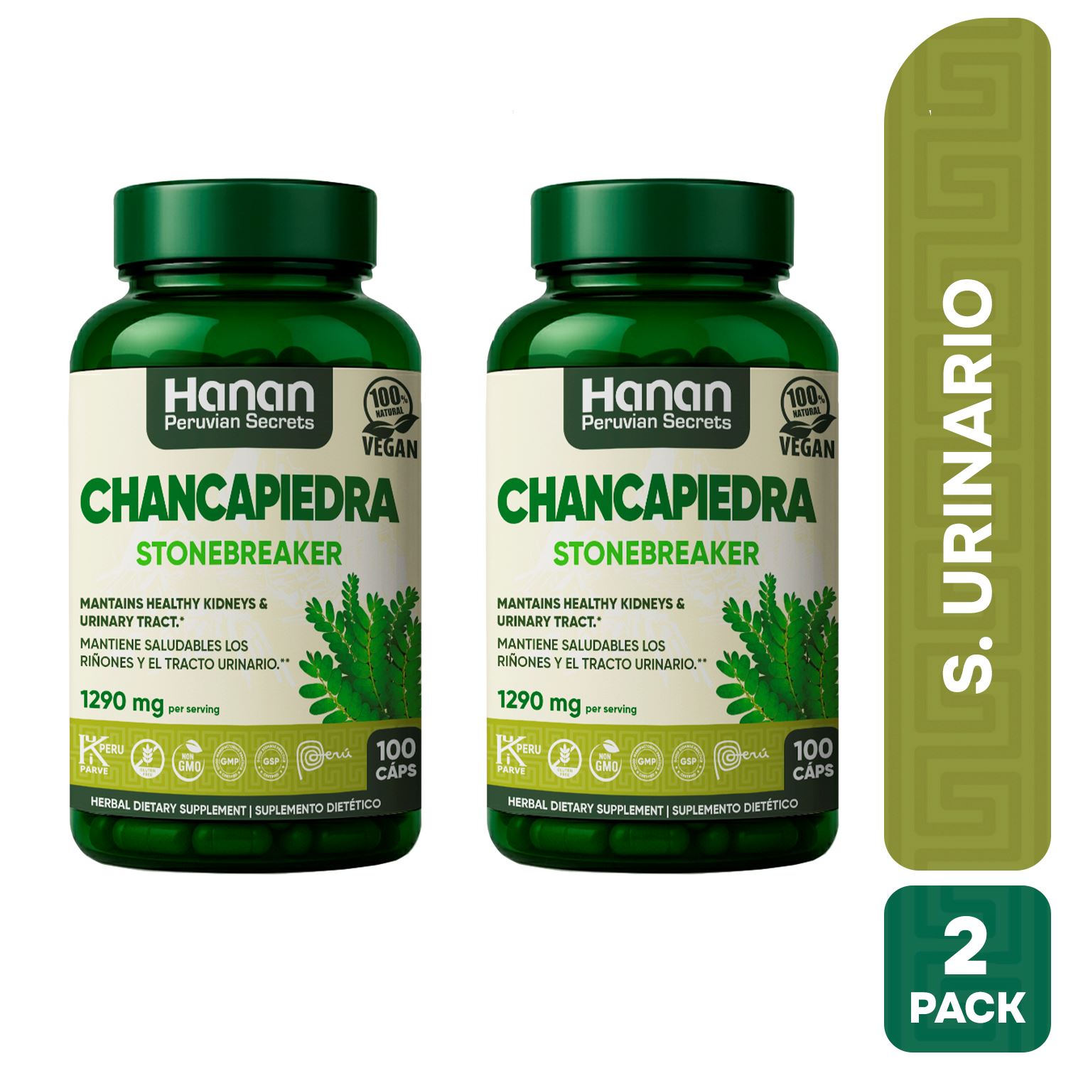 CHANCAPIEDRA CÁPSULAS HANAN DUOPACK 100 UND